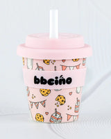 bbcino 120mL Babycino Cup - Tough Cookie (Pink)