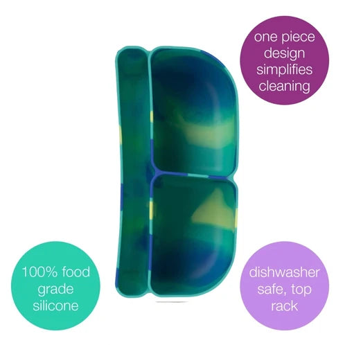 b.box Silicone Bento Tray Mini Lunchbox  - Electric Jungle