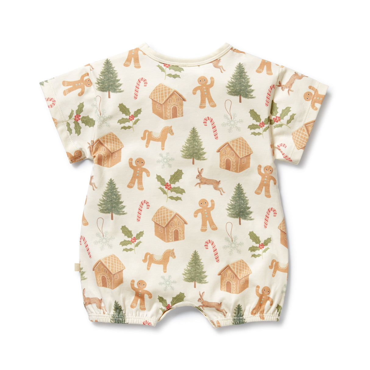 Wilson + Frenchy Holly Jolly Magic Organic Growsuit