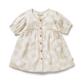 Wilson + Frenchy Daisy Bloom Organic Button Dress