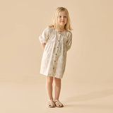 Wilson + Frenchy Daisy Bloom Organic Button Dress