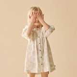 Wilson + Frenchy Daisy Bloom Organic Button Dress