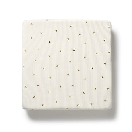 Wilson + Frenchy Bee Mine Organic Cot Sheet