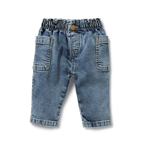 Wilson + Frenchy Organic Cotton Denim Pants