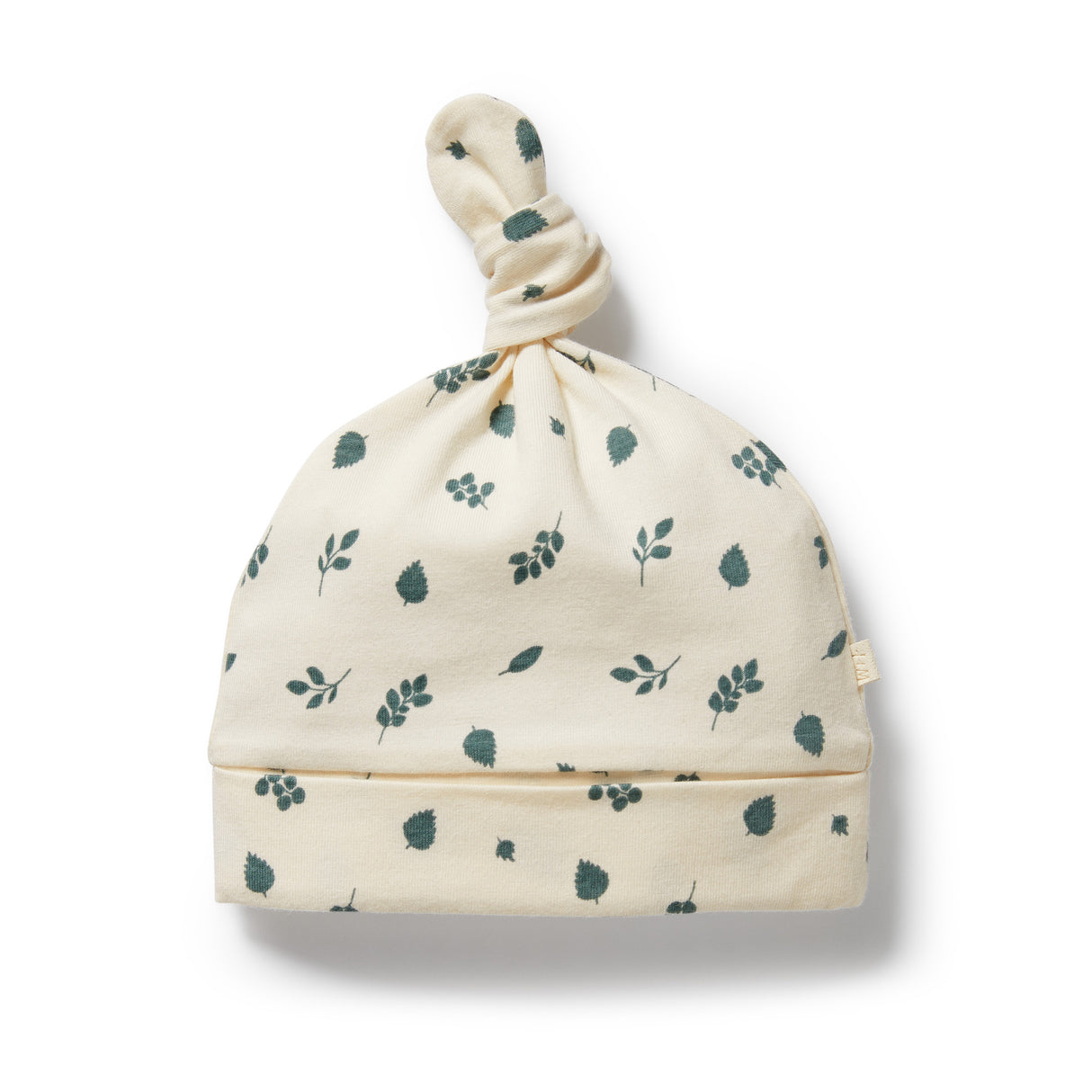 Wilson + Frenchy Organic Cotton Jersey Knot Hat - Twilight Leaf