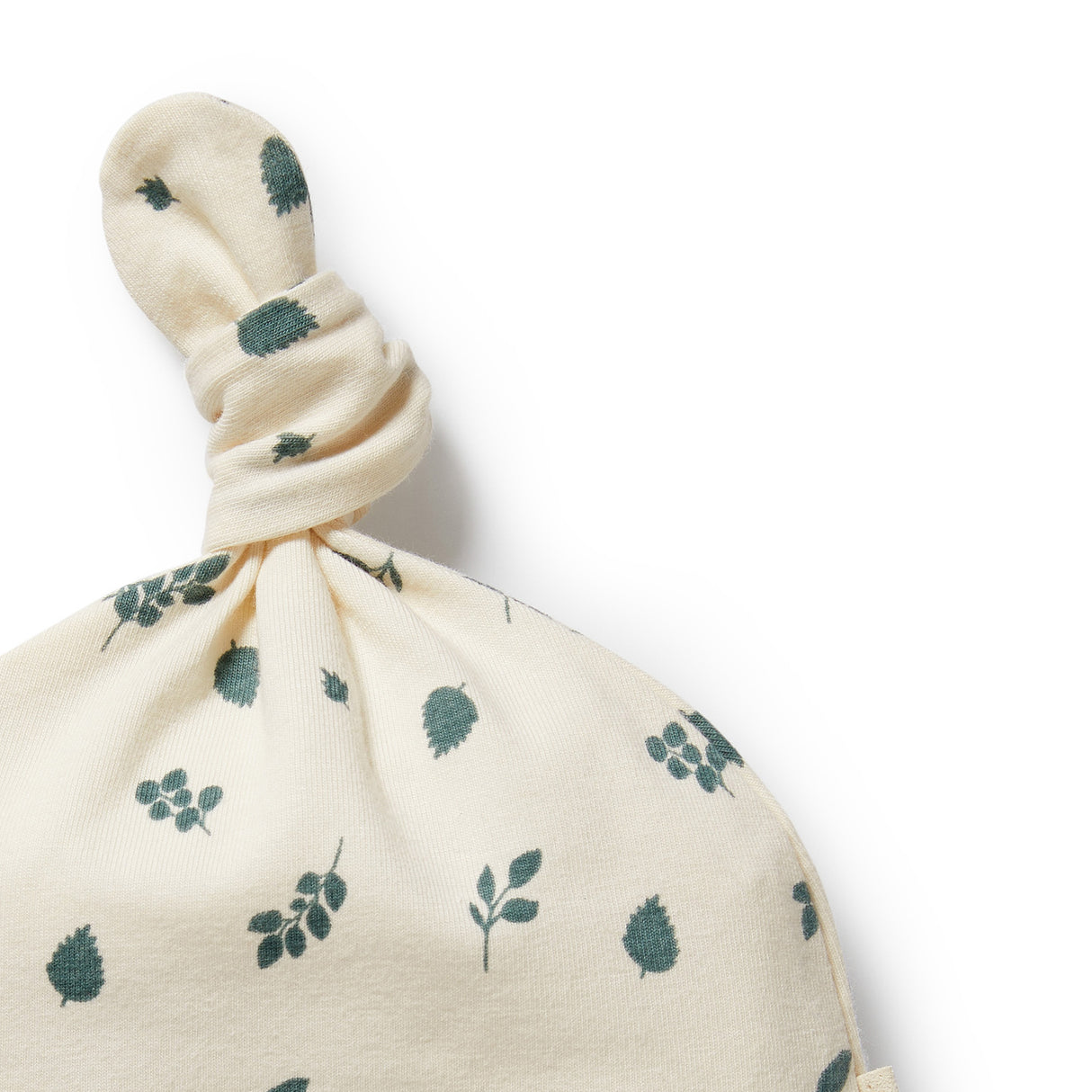 Wilson + Frenchy Organic Cotton Jersey Knot Hat - Twilight Leaf
