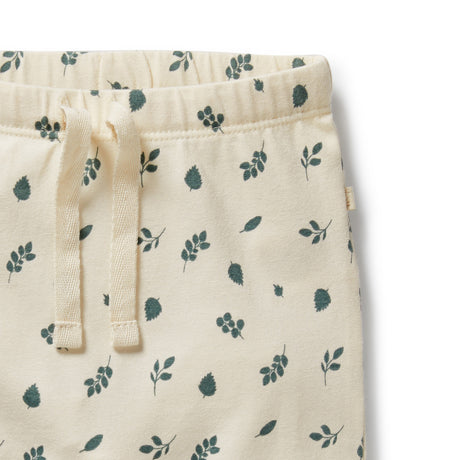 Wilson + Frenchy Organic Cotton Jersey Leggings - Twilight Leaf