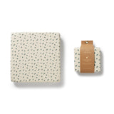 Wilson + Frenchy Organic Cotton Jersey Fitted Cot Sheet - Twilight Leaf