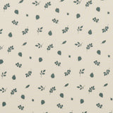 Wilson + Frenchy Organic Cotton Jersey Fitted Cot Sheet - Twilight Leaf