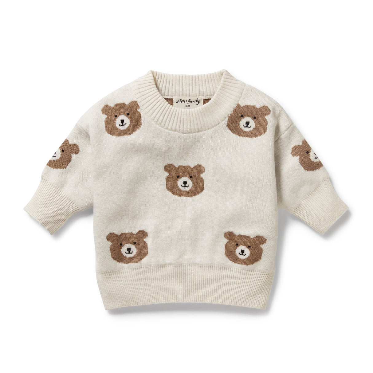 Wilson + Frenchy Knitted Jumper - Beary Cute