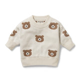 Wilson + Frenchy Knitted Jumper - Beary Cute