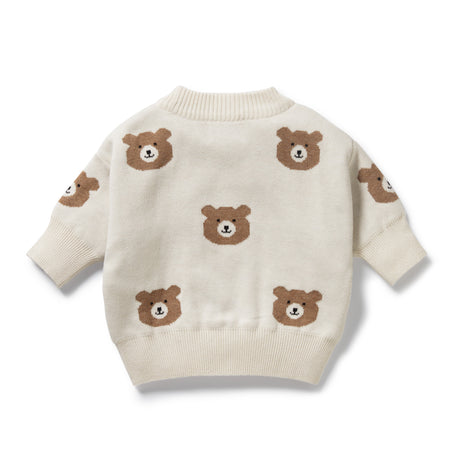 Wilson + Frenchy Knitted Jumper - Beary Cute