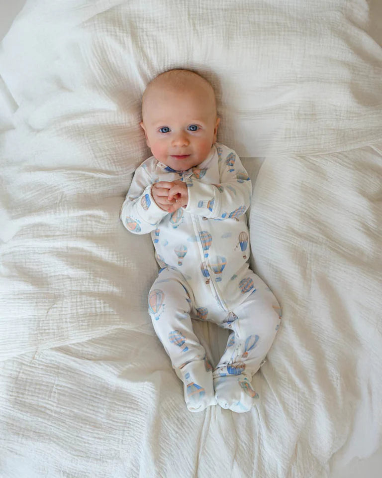 Minihaha Sky High Organic LS Zipsuit