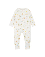 Minihaha Bear Organic LS Zipsuit