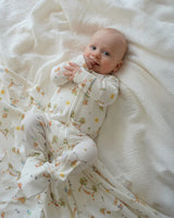 Minihaha Bear Organic LS Zipsuit