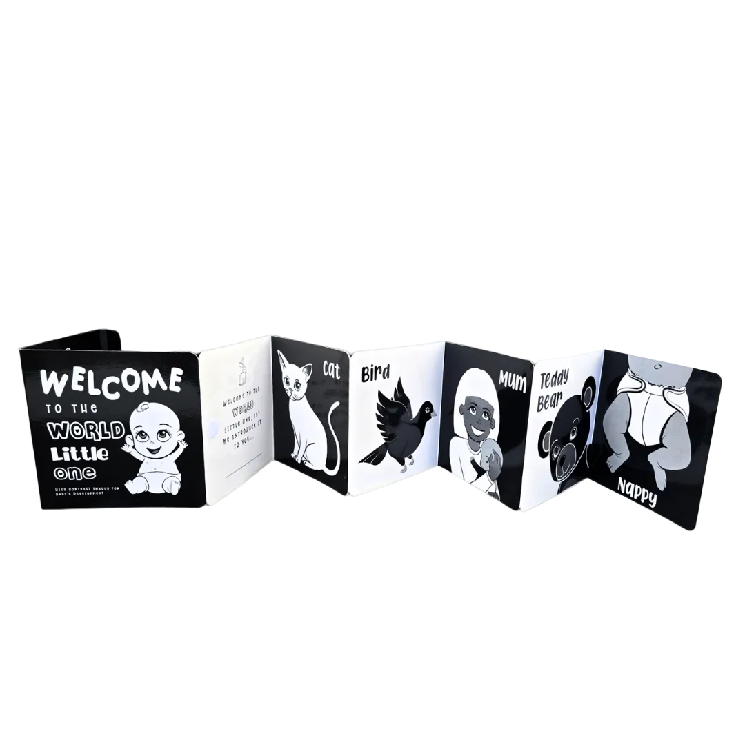 Young Wonderer High Contrast Book - Welcome To The World Little One