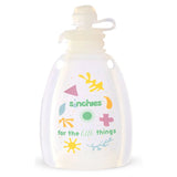 Sinchies Silicone Squeezy Pouch - Pastel White