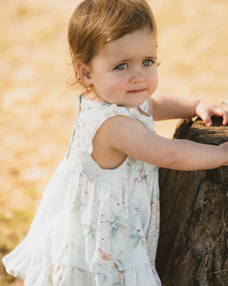 Minihaha Madelyn Print Overlay Dress