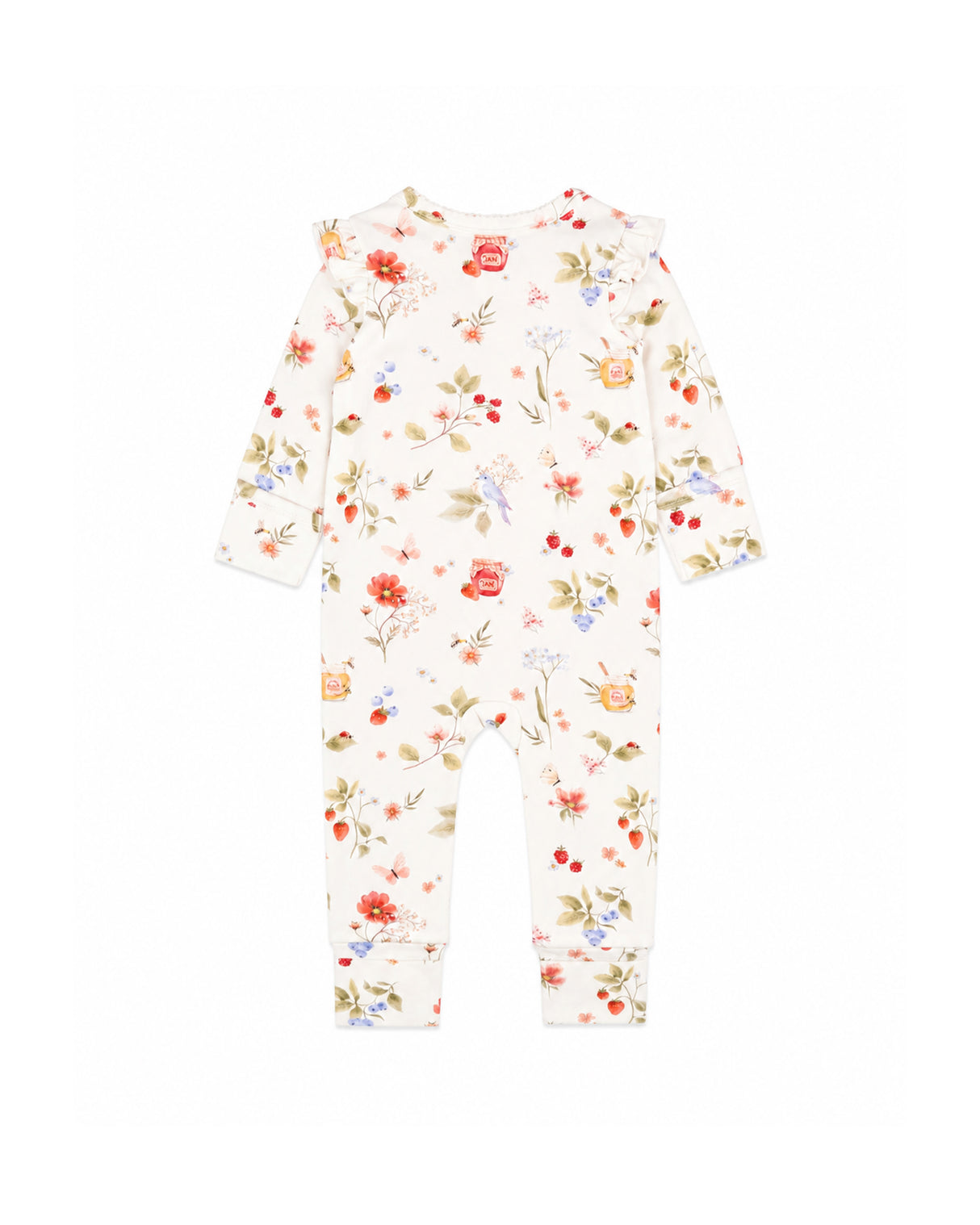 Minihaha Poppy Organic LS Zipsuit