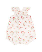 Minihaha Poppy Strawberry Print Romper