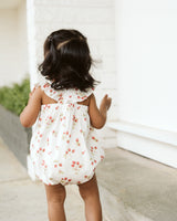 Minihaha Poppy Strawberry Print Romper