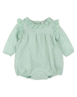 Minihaha Fern Dobby LS Romper