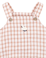 Minihaha Clayton Check Sheep Bodysuit