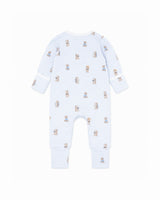 Minihaha Brady Stripe Organic LS Zipsuit