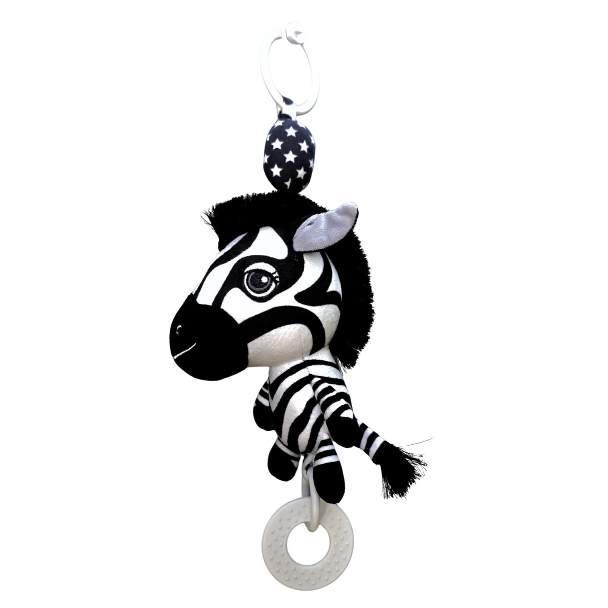 Young Wonderer High Contrast Hanging Pram Toy - Ziggy the Zebra