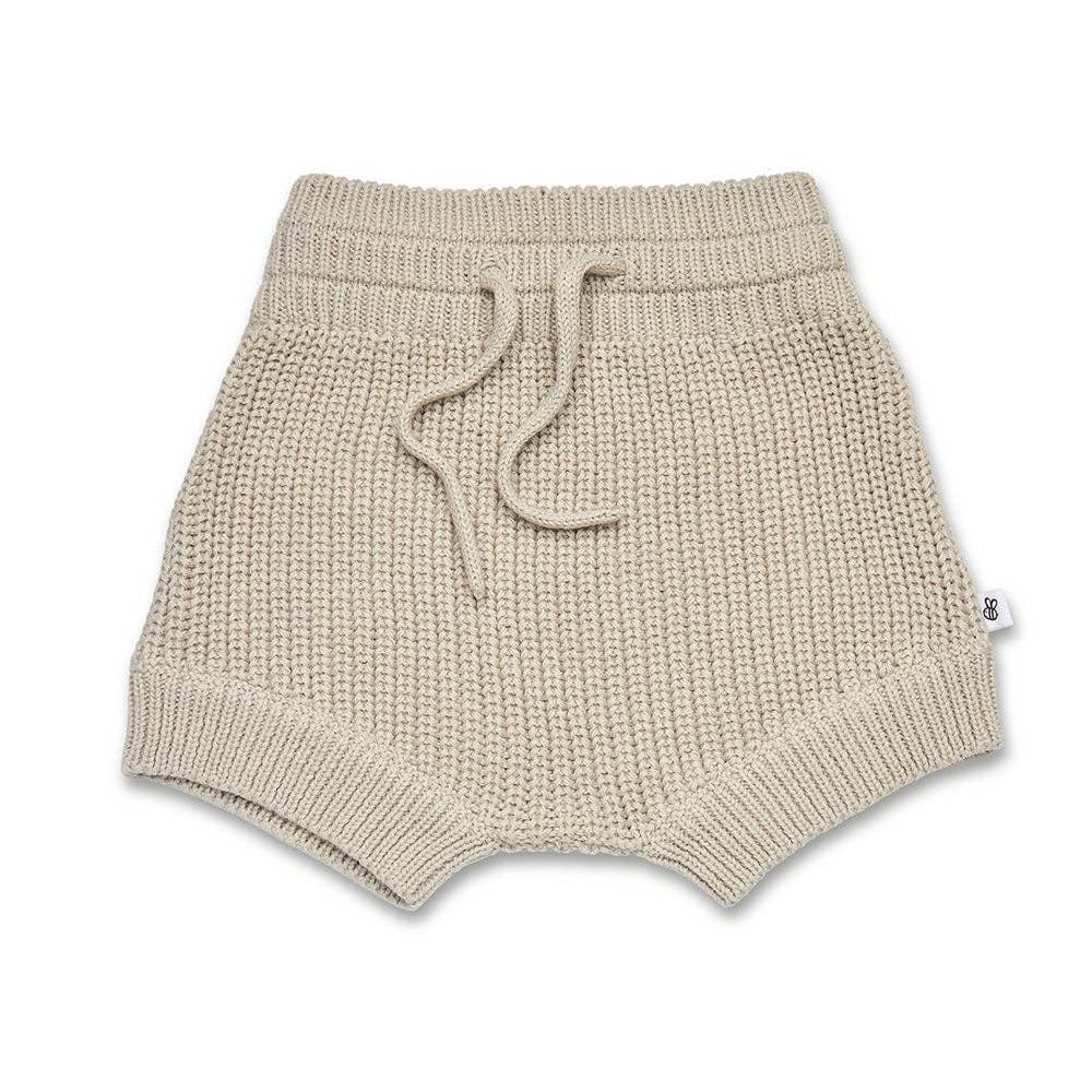 Snuggle Hunny Organic Cotton Knit Shorts - Pistachio