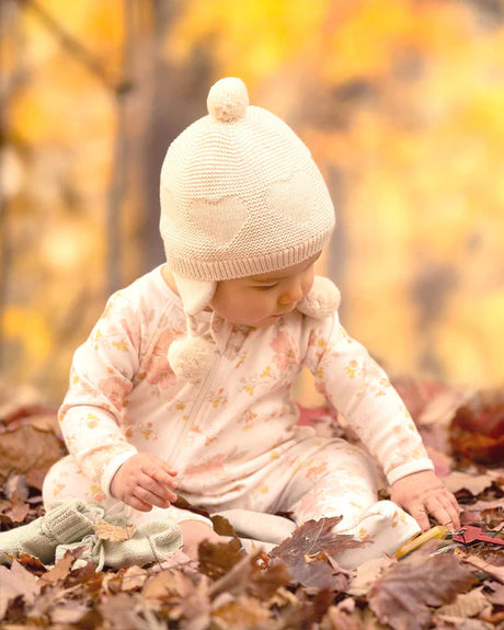 Toshi Beanie Earmuff Heart - Feather