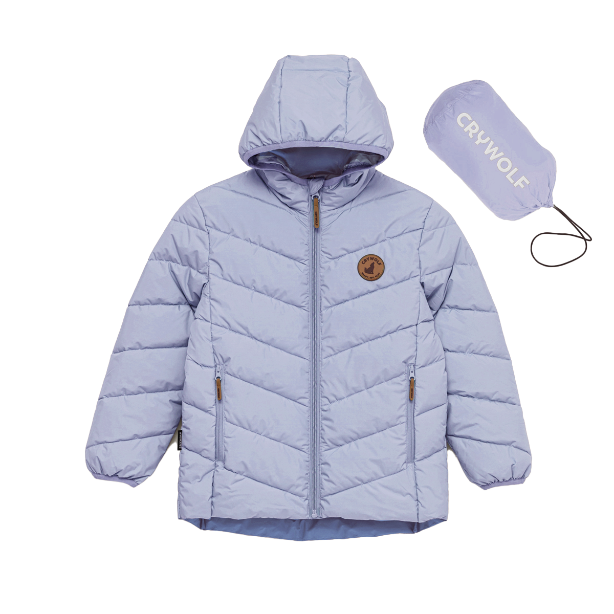 Crywolf Eco-Puffer - Periwinkle
