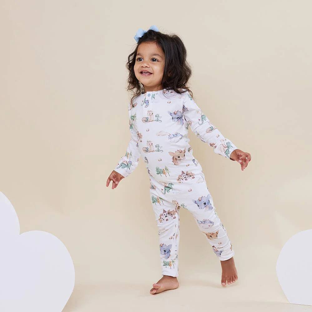 Snuggle Hunny Organic Growsuit - Dragon