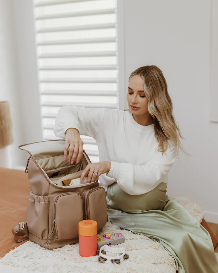 OiOi Nappy Backpack - Oat Dimple