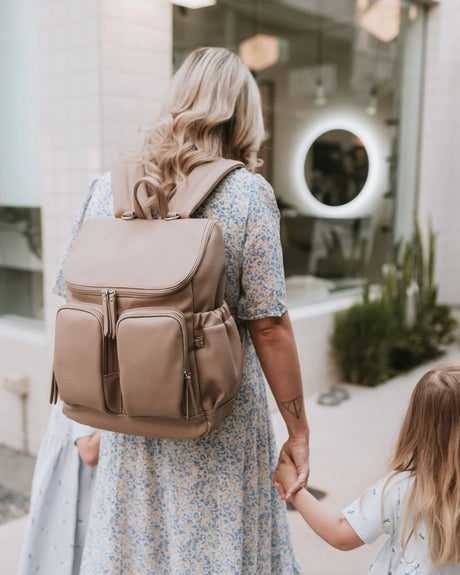 OiOi Nappy Backpack - Oat Dimple
