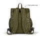 OiOi Signature Nappy Backpack - Olive Vegan Leather