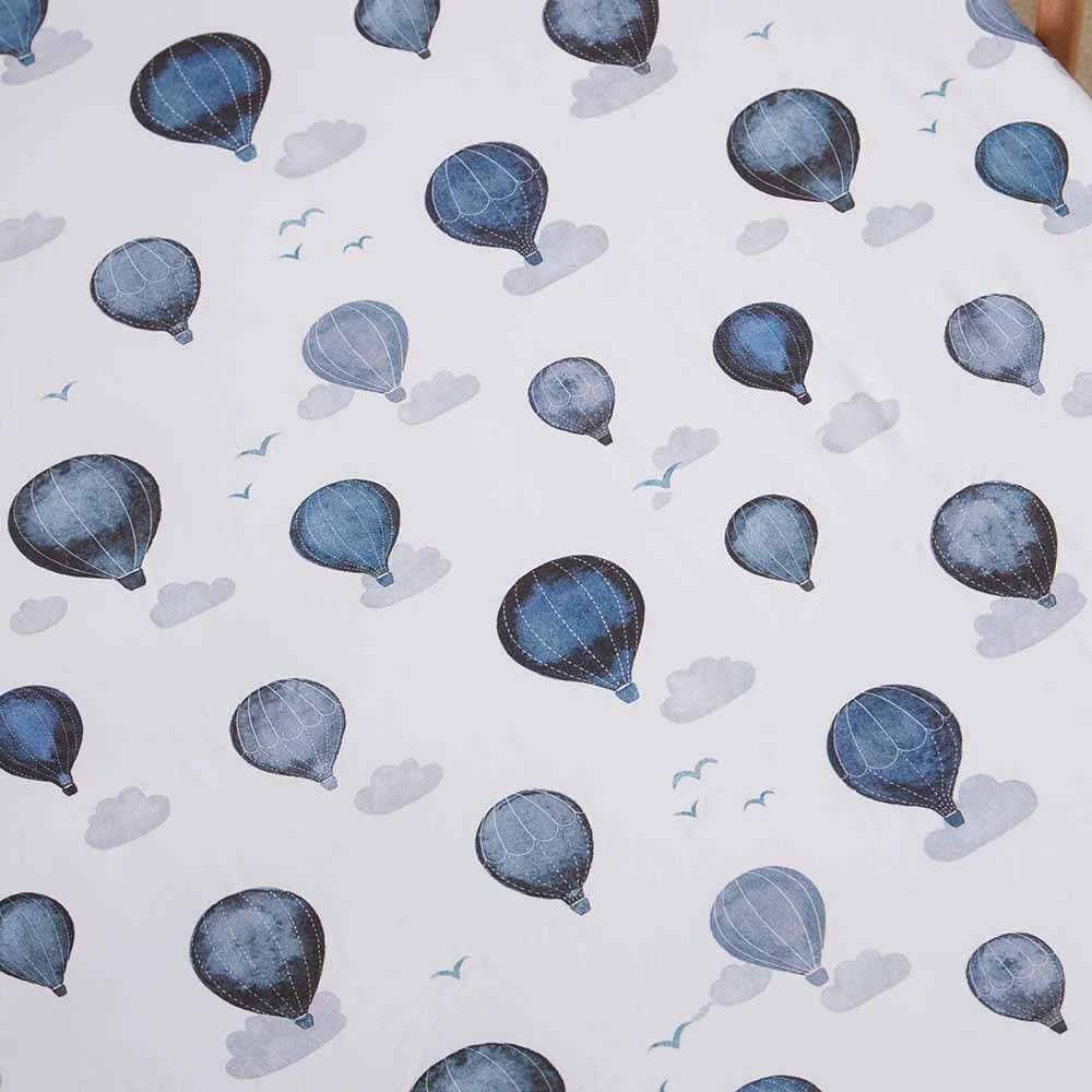 Snuggle Hunny Organic Bassinet Sheet / Change Pad Cover - Cloud Chaser