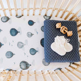 Snuggle Hunny Organic Bassinet Sheet / Change Pad Cover - Cloud Chaser