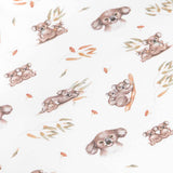 Snuggle Hunny Koala Organic Bassinet Sheet / Change Pad Cover