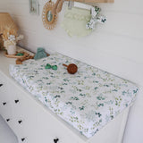 Snuggle Hunny Organic Bassinet Sheet / Change Pad Cover - Eden