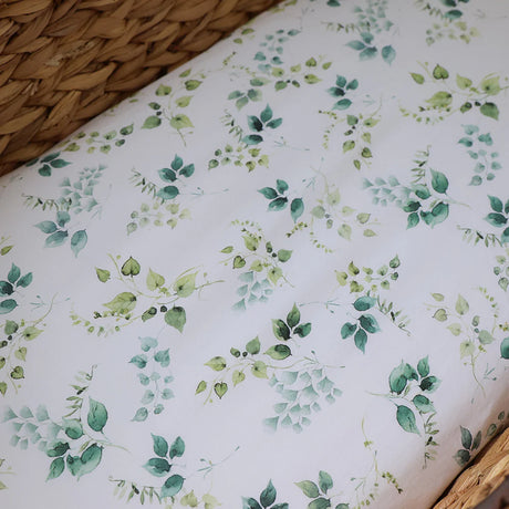 Snuggle Hunny Organic Bassinet Sheet / Change Pad Cover - Eden