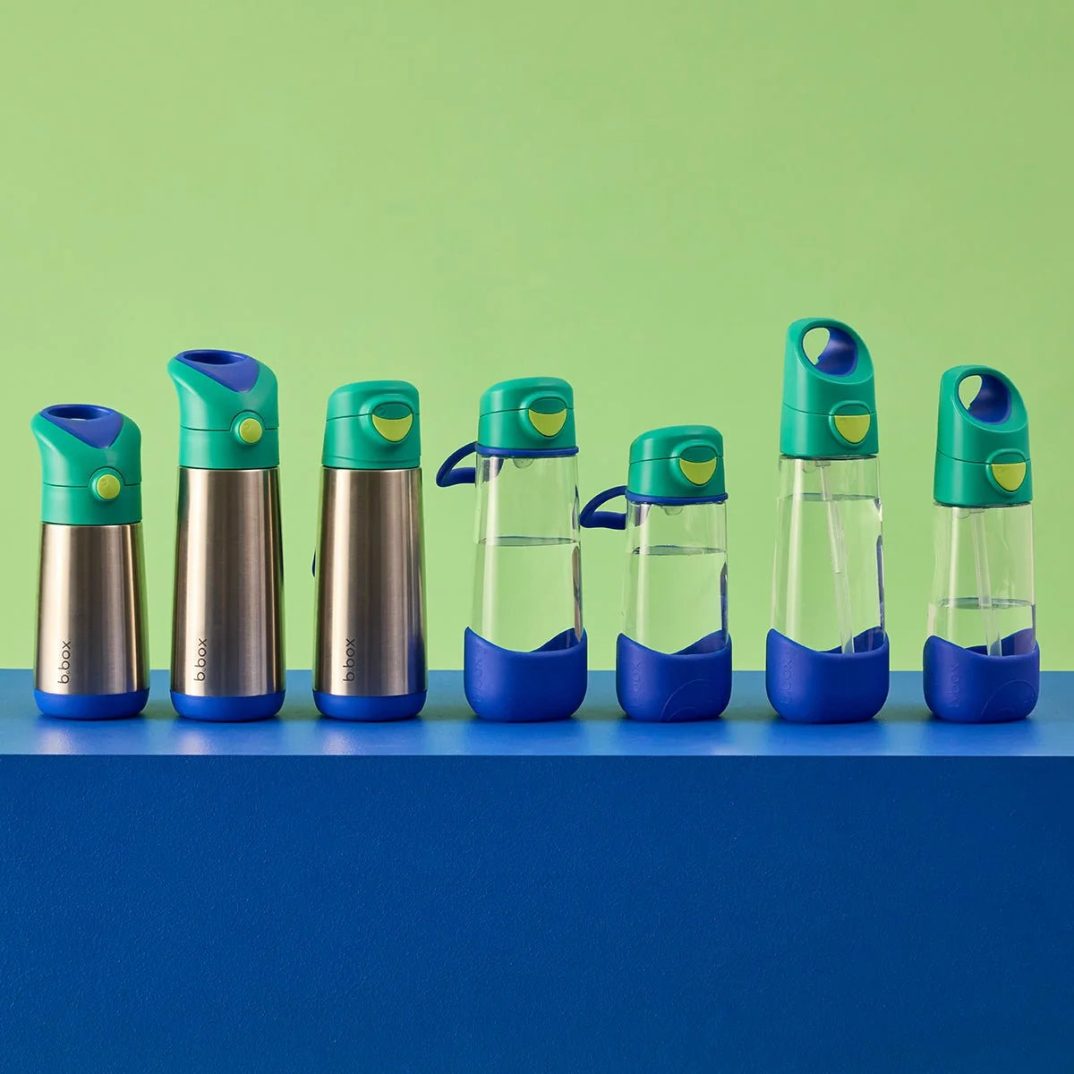 b.box Insulated Drink Bottle 350ml - Electric Jungle