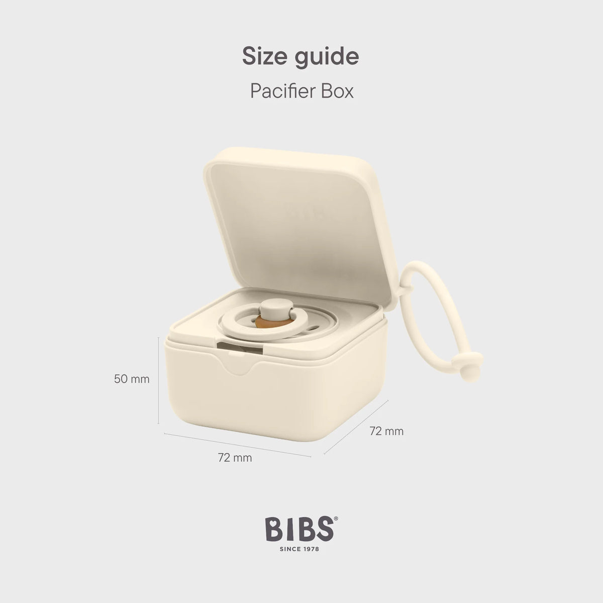 BIBS Pacifier Box - Dusty Lilac