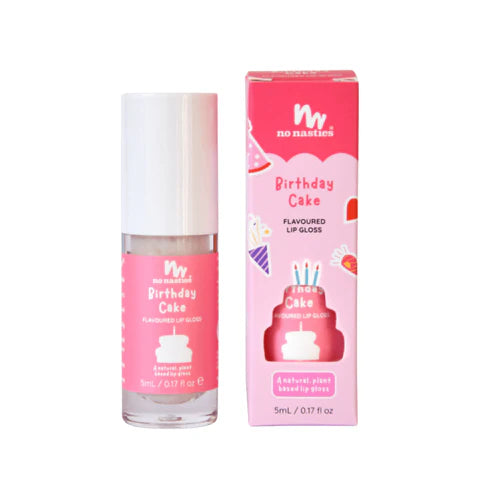 No Nasties Natural Lip Gloss Birthday Cake