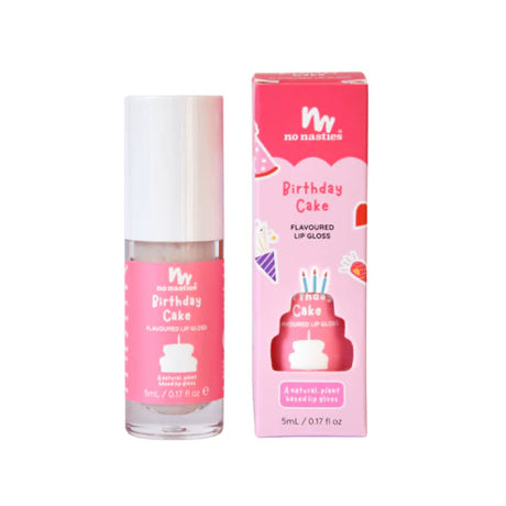 No Nasties Natural Lip Gloss Birthday Cake