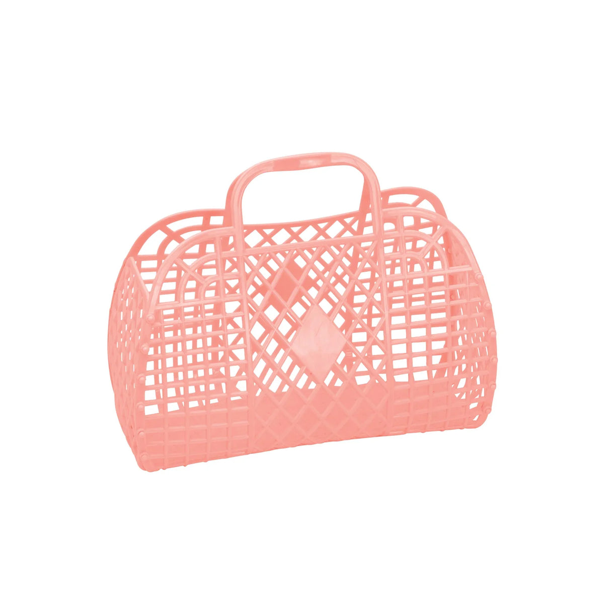 Sun Jellies Retro Basket - Small - Peach