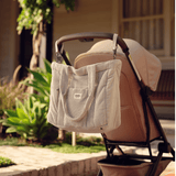 OiOi Everyday Tote - Cream Corduroy