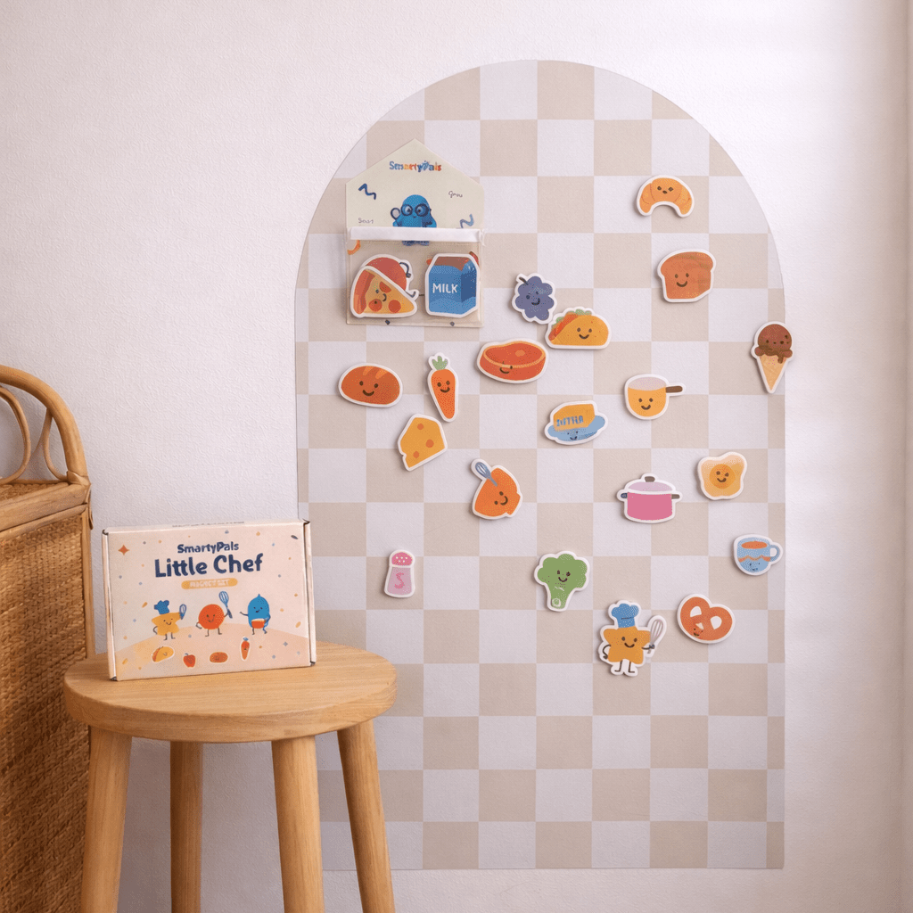 SmartyPals Magnetic Playwall™ - Magnetic Wall Decal for Kids & Playrooms: Sky