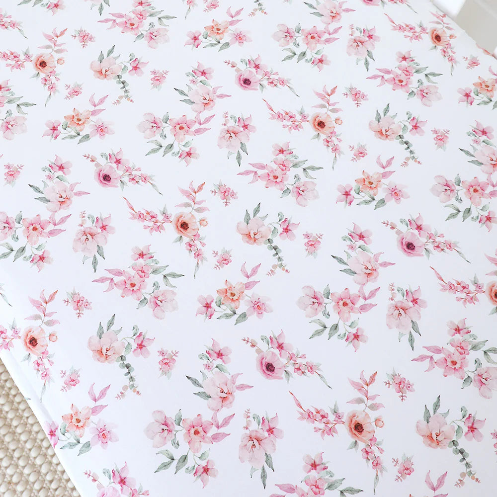 Snuggle Hunny Organic Fitted Cot Sheet - Camille
