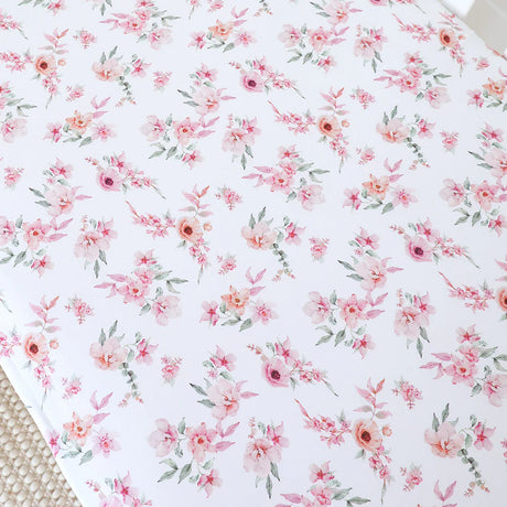 Snuggle Hunny Organic Fitted Cot Sheet - Camille